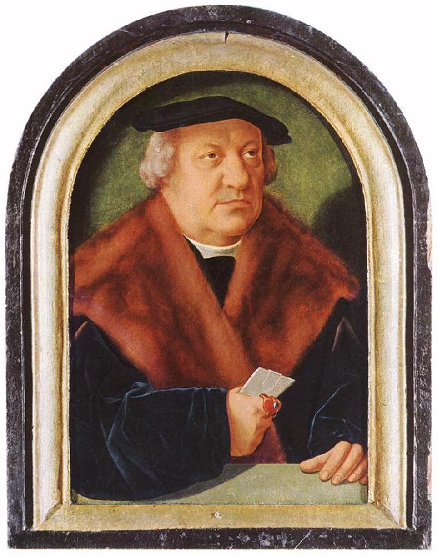 BRUYN, Barthel Portrait of Scholar Petrus von Clapis oil painting picture